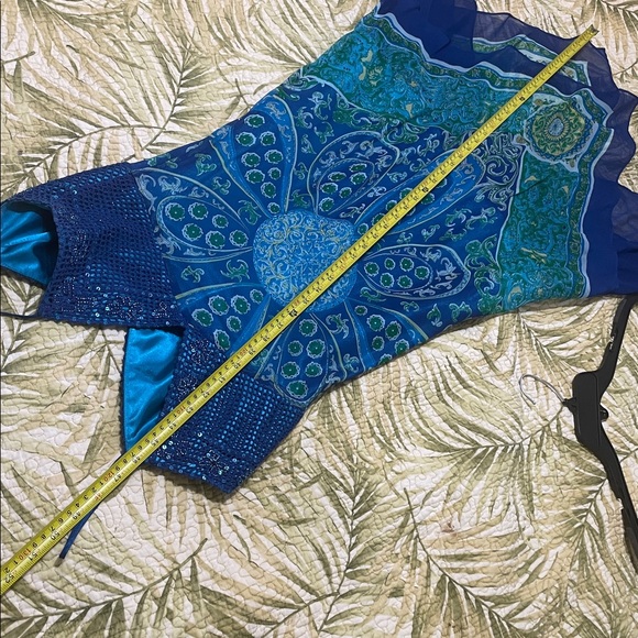 beaded silk and crochet handkerchief, scarf pattern, and hem  dress - Picture 11 of 11